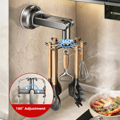 LEPLINKLIVING 360° Rotating Suction Cup Utensil Holder