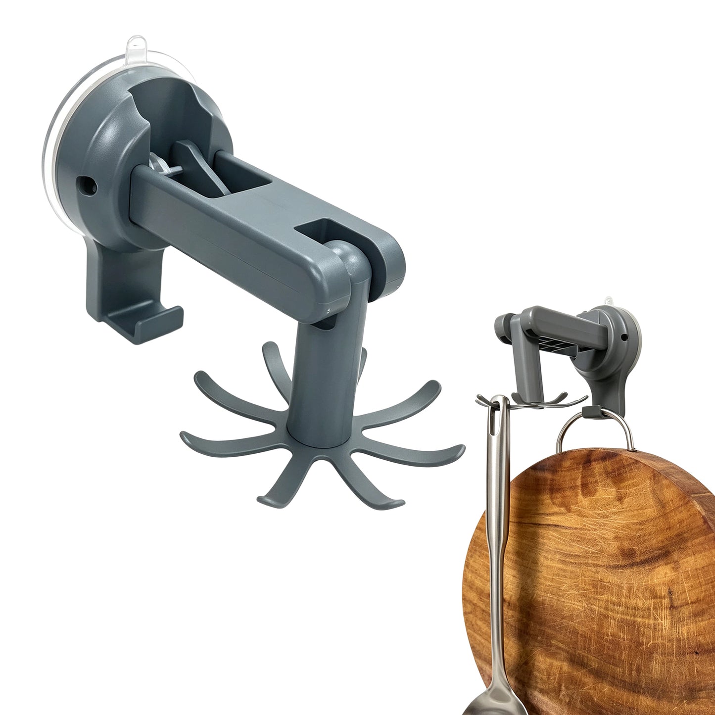LEPLINKLIVING 360° Rotating Suction Cup Utensil Holder